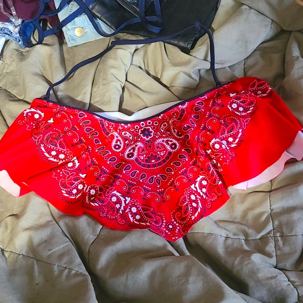 Bandana Bathing Suit Top